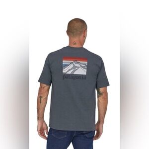 Patagonia Line Logo Ridge Pocket Responsibili-Tee Recycled Material